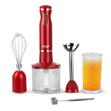 Load image into Gallery viewer, RAF 4 in 1 Stainless Steel Electric Blender 800W Power Hand Blender Kitchen