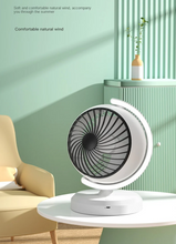 Load image into Gallery viewer, New Globe Shaped Air Circulation Fan Desktop USB Charging Fan