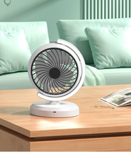 Load image into Gallery viewer, New Globe Shaped Air Circulation Fan Desktop USB Charging Fan