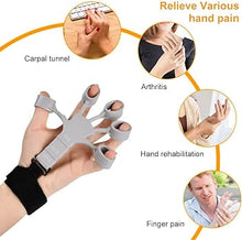 Load image into Gallery viewer, Silicone Hand Grip Device Finger Exerciser Strengthener Stretcher