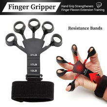 Load image into Gallery viewer, Silicone Hand Grip Device Finger Exerciser Strengthener Stretcher