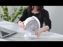 Load and play video in Gallery viewer, New Globe Shaped Air Circulation Fan Desktop USB Charging Fan