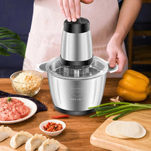 Load image into Gallery viewer, Electric Meat Chopper Stainless Steel Machine 3 Litres Kitchen