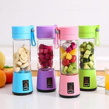 Load image into Gallery viewer, Portable USB Electric Juicer Bottle Blender 6 Blade