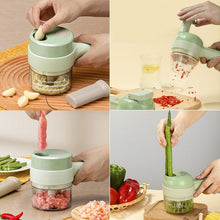 Load image into Gallery viewer, 4 IN 1 Handheld Electric Vegetable Cutter, Chopper, Peeler