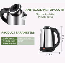 Load image into Gallery viewer, Electric Kettle Stainless Steel