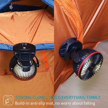 Load image into Gallery viewer, Rechargeable Emergency LED Fan