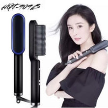 Load image into Gallery viewer, Electric Hair Straightener - Ceramic Heated Hair Brush