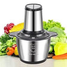 Load image into Gallery viewer, Electric Meat Chopper Stainless Steel Machine 3 Litres Kitchen