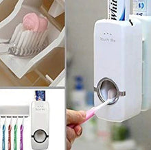 Load image into Gallery viewer, Toothpaste Dispenser with Wall Mount Tooth Brush Holder