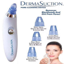 Load image into Gallery viewer, Derma Suction Blackhead Acne Oil Remover Vacuum Suction Face Pore Cleaner