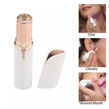 Load image into Gallery viewer, USB Chargable Flawless Face Hair Removal Lipstick Shaver Electric