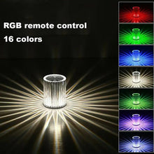 Load image into Gallery viewer, Rose crystal Table lamp Dimmable Led Night Light