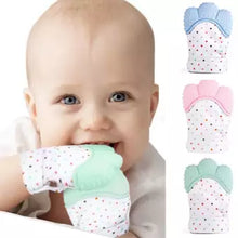 Load image into Gallery viewer, Pack Of 3 Silicon Baby Teething Mitten Glove