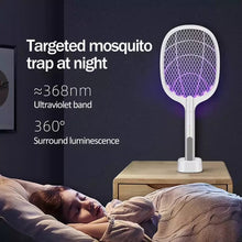 Load image into Gallery viewer, 2 In 1 Electric Portable Mosquito Swatter Rechargeable