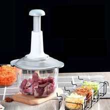 Load image into Gallery viewer, Hand Pat Food Processor, Hand Press Chopper Good Eater 1500ml