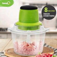 Load image into Gallery viewer, 2L Capacity Electric Meat Grinder Chopper
