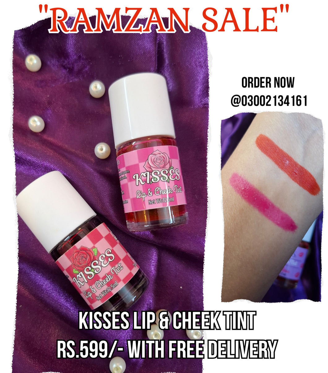 KISSES Lip & Cheek Tint by ZAM Beauty