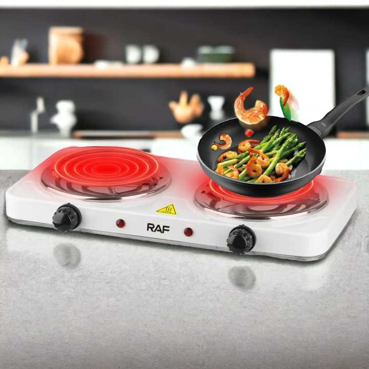 Electric Double Burner - Electric Stove Kitchen