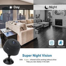 Load image into Gallery viewer, Mini wifi A9 camera with Magnetic Stand

