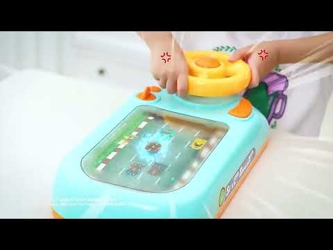 Children's Racing Game Machine, Simulation Driving Steering Wheel Toy