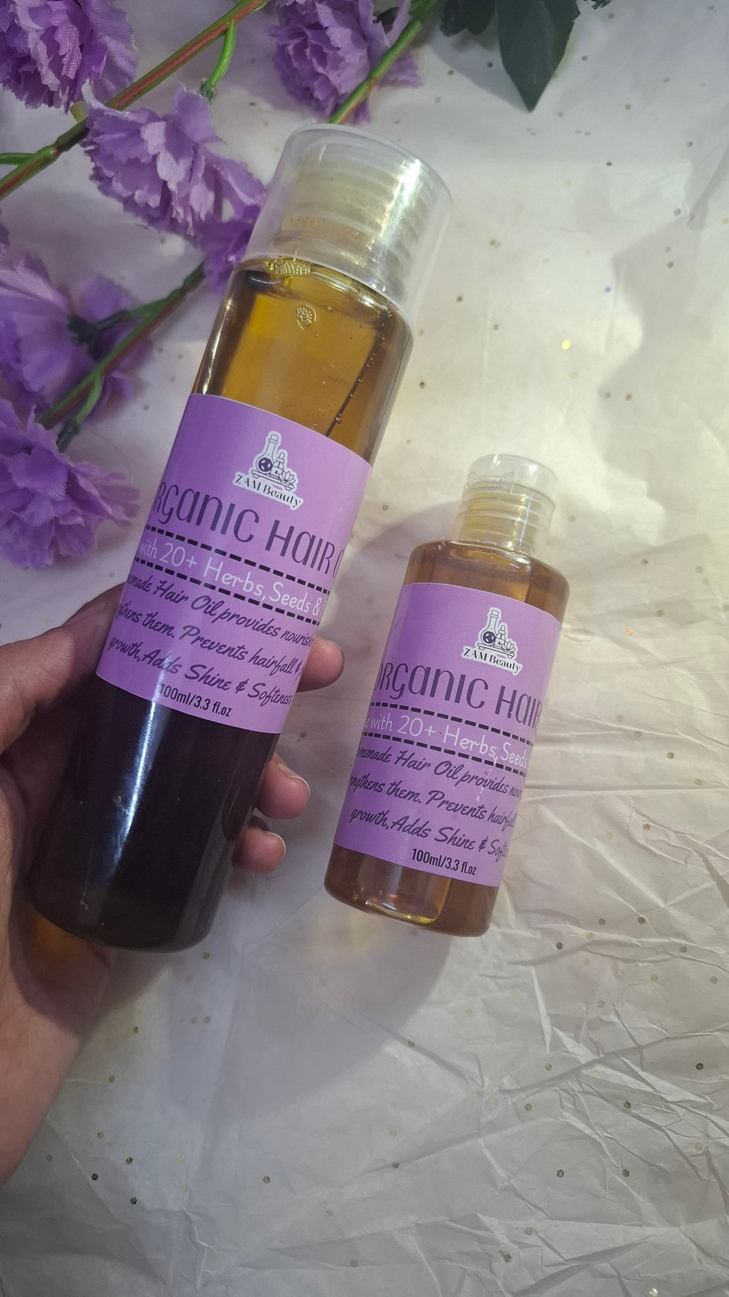 Organic Hair Growth Oil By ZAM Beauty