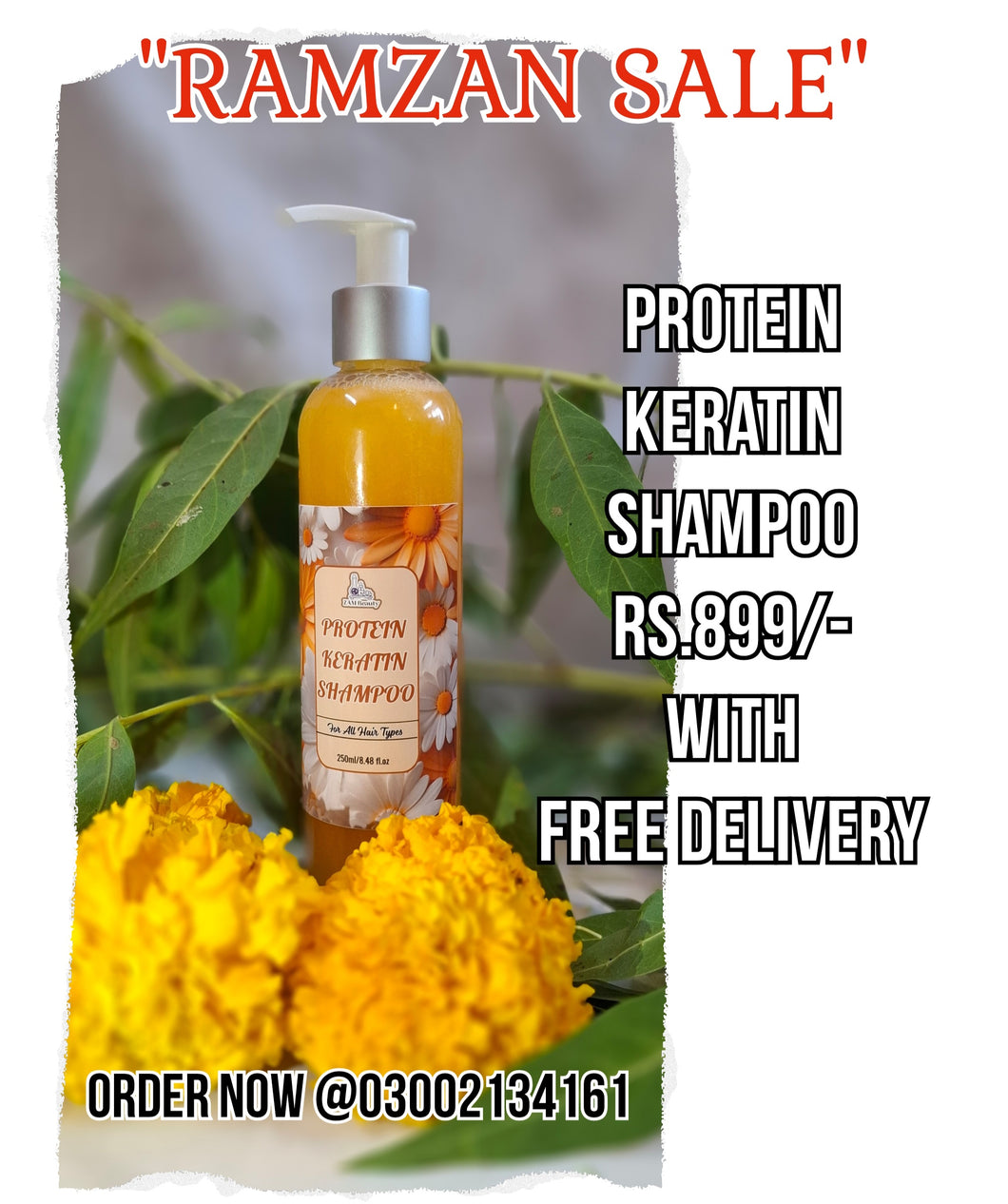 Protein Keratin Shampoo by ZAM Beauty