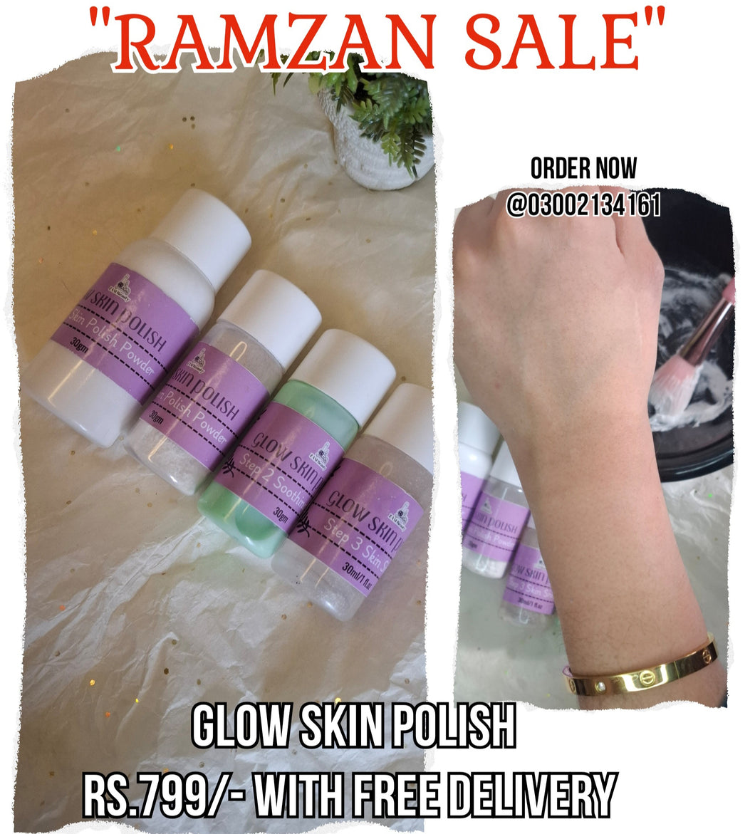 GLOW SKIN POLISH by ZAM Beauty.