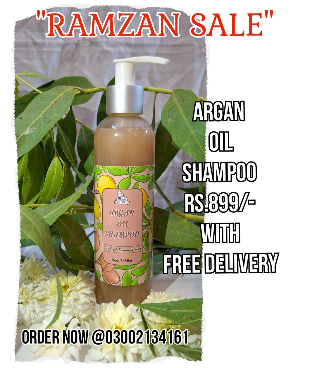 ARGAN OIL SHAMPOO by ZAM Beauty