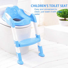 Load image into Gallery viewer, Kids Folding Toilet Seat With Ladder
