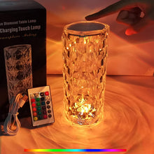Load image into Gallery viewer, Crystal Diamond Table Lamp
