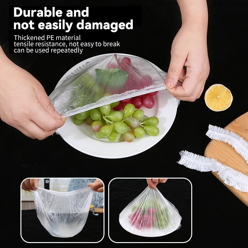 Plastic Food Wrap 100pcs Kitchen