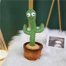 Load image into Gallery viewer, Talking Dancing Cactus USB Charging Shake Plush Toy Lovely Childhood Education Doll Repeat Home Decor Decoration Accessories
