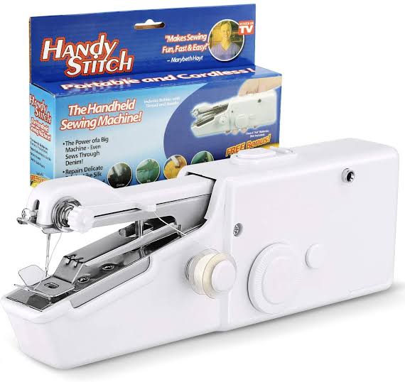 Handy Stitch Portable Handheld Sewing Machine With DC Adapter