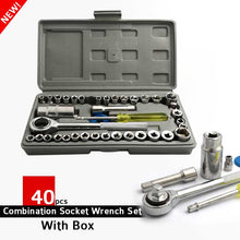 Load image into Gallery viewer, Aiwa Combination Socket Wrench Set Tool Kit - 40 Pcs
