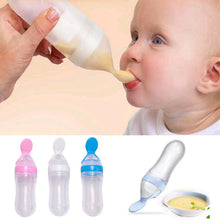 Load image into Gallery viewer, Pack of 4 Baby Feeding Bottle With Spoon
