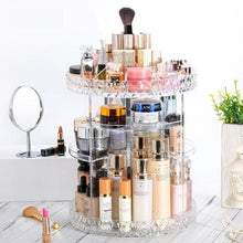 Load image into Gallery viewer, 360 Acrylic Rotating Make Up Organizer
